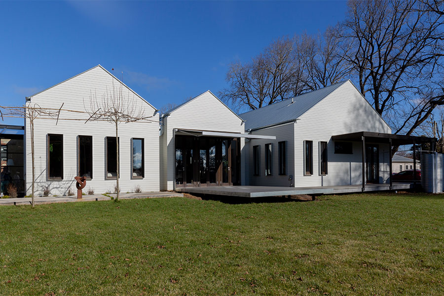 French doors and various windows
