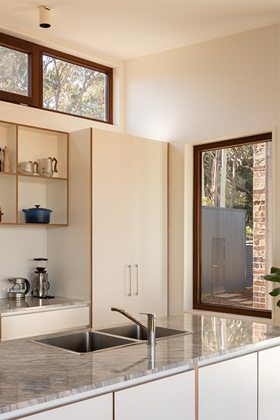 Large fixed window and clerestory windows BAL-FZ