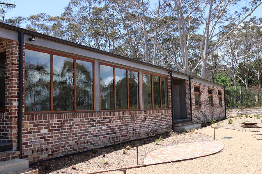 Large glazed areas at rear of house BAL-FZ