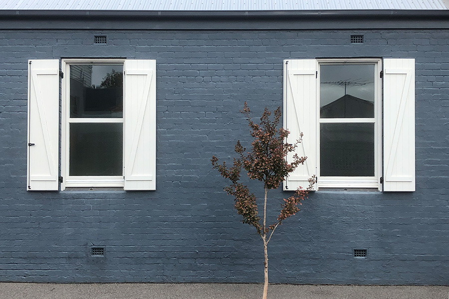 Heritage with shutters