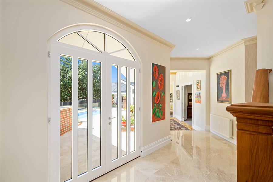 Glazed doors with arch Glazed doors with arch